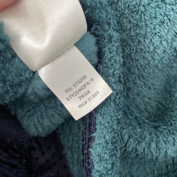 Patagonia Deep Green Fleece Pullover Medium - Picture 8 of 8